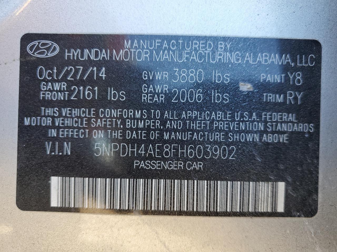 2015 Hyundai Elantra - Image 12