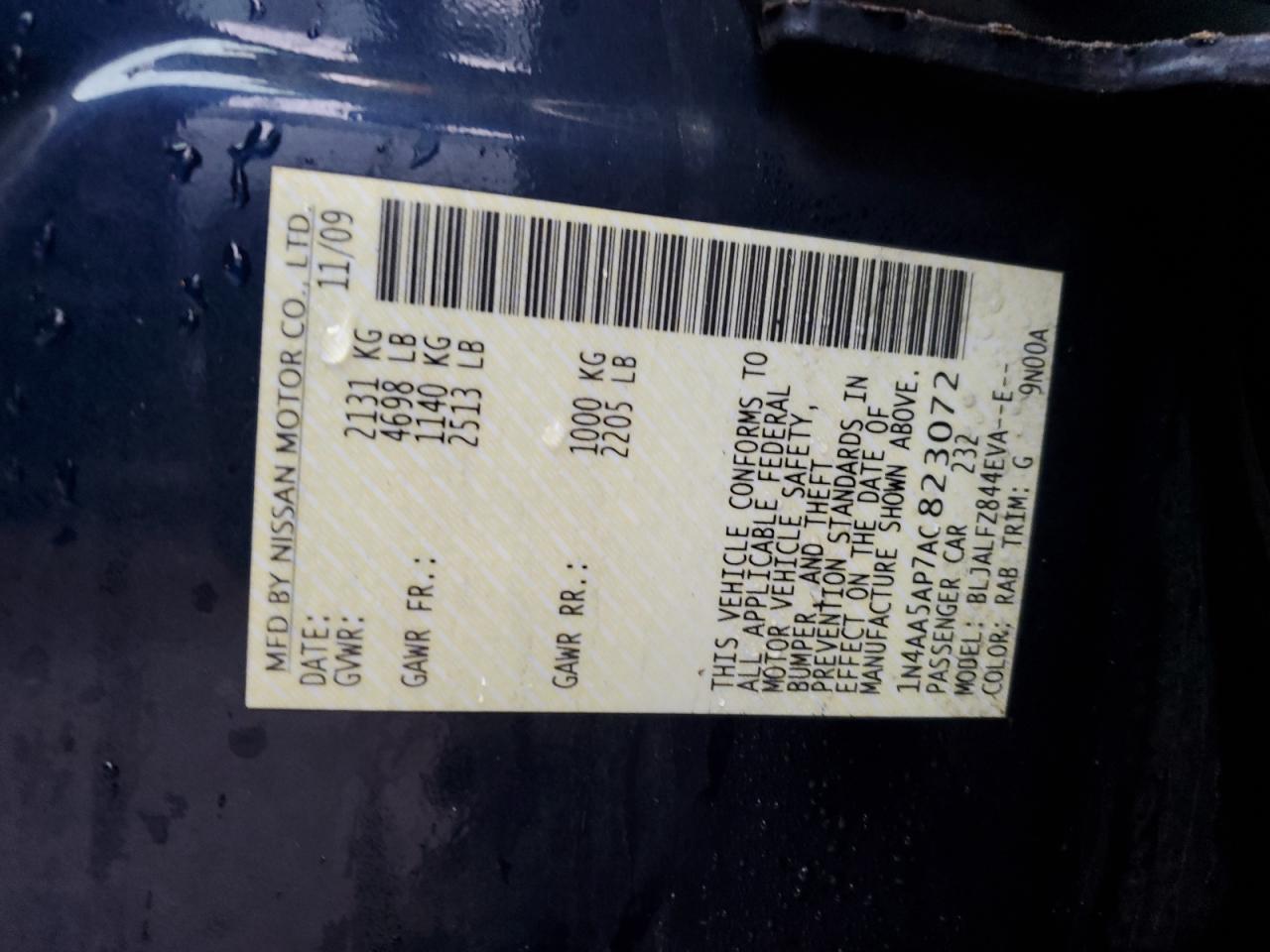 2010 Nissan Maxima - Image 12