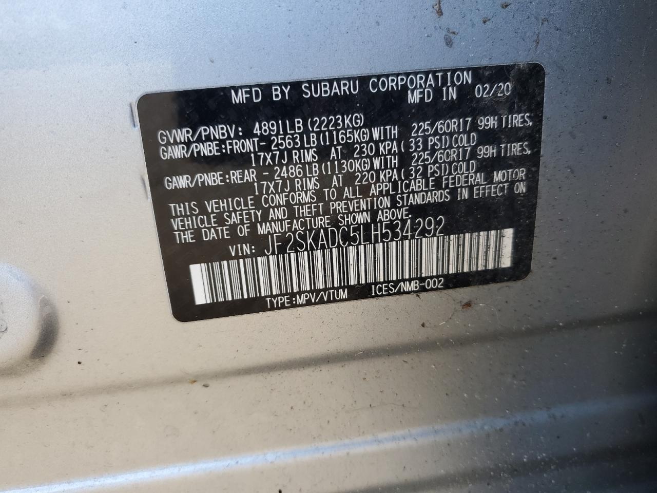 2020 Subaru Forester - Image 13