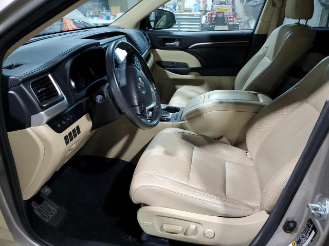  TOYOTA HIGHLANDER 2015 Серебристый