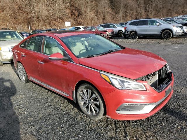  HYUNDAI SONATA 2017 Red