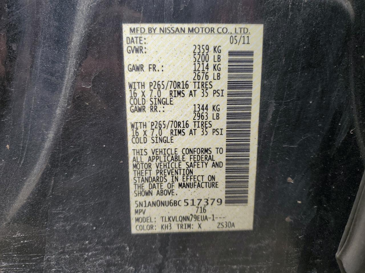 2011 Nissan XTerra - Image 13