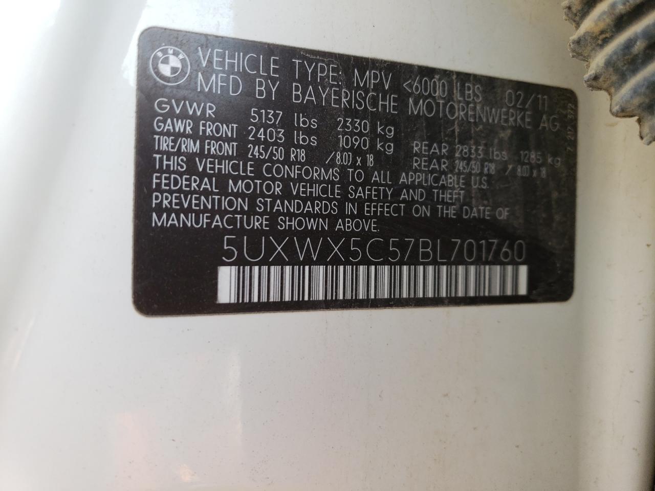 2011 BMW X3 - Image 13