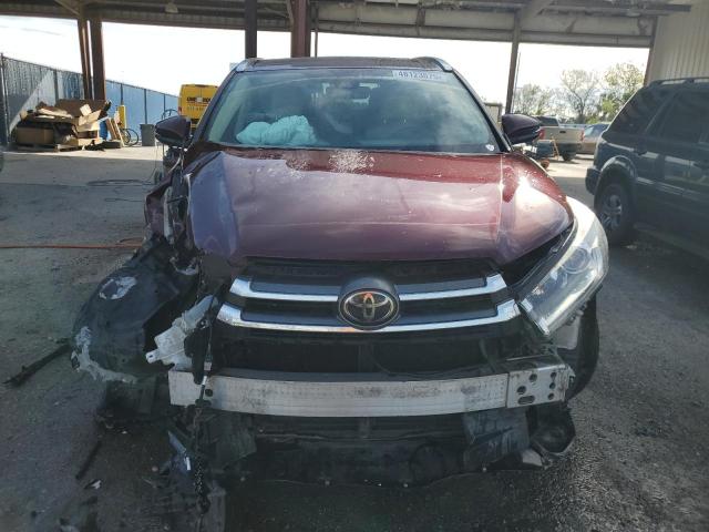 TOYOTA HIGHLANDER 2017 Burgundy