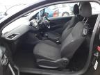 2017 PEUGEOT 208 BLACK for sale at Copart WOLVERHAMPTON