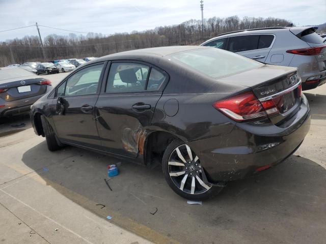 Sedans HONDA CIVIC 2014 Brown