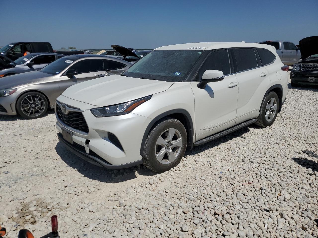 2020 Toyota Highlander L იყიდება Taylor-ში, TX - Hail