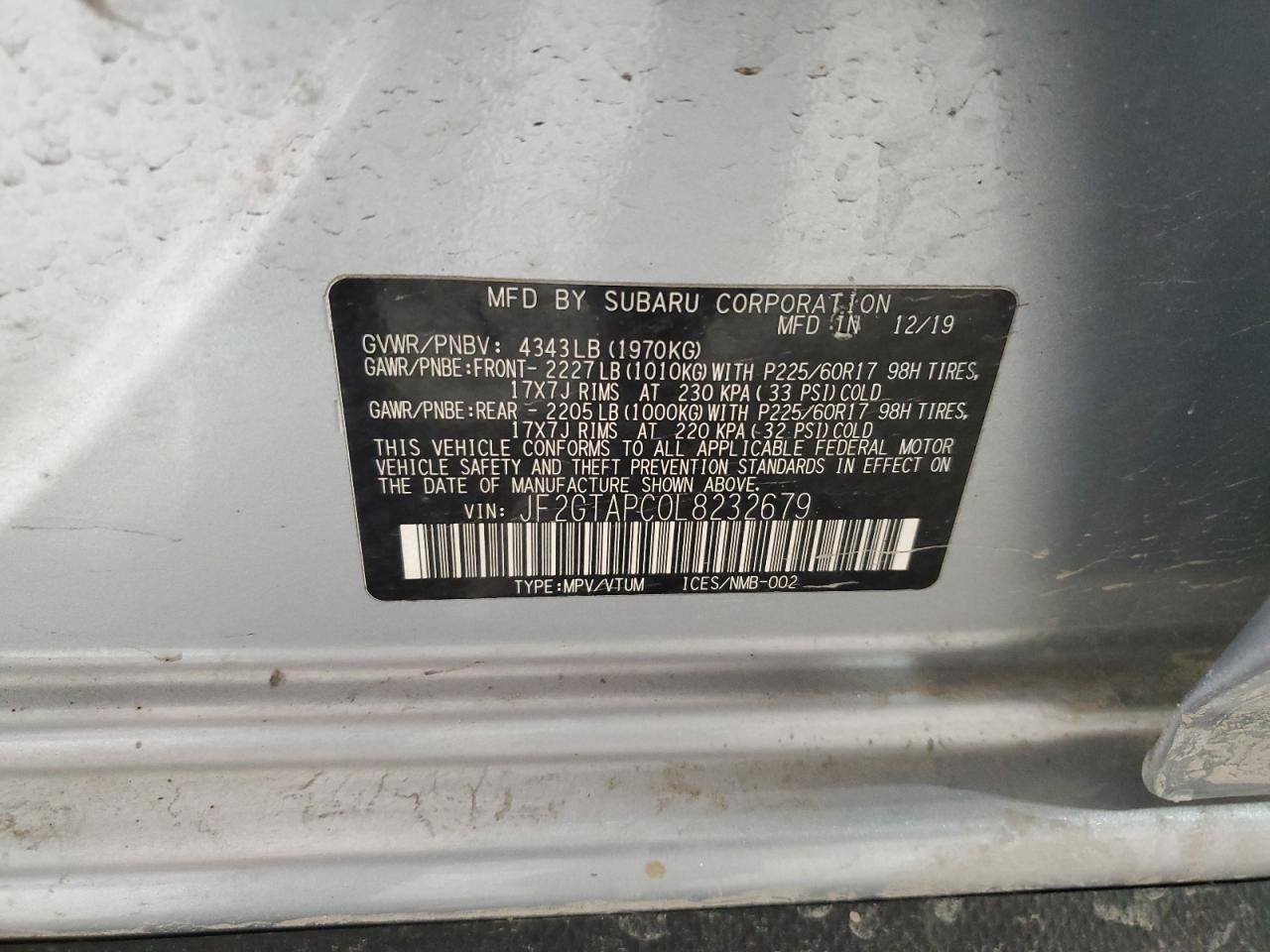 2020 Subaru XV - Image 13