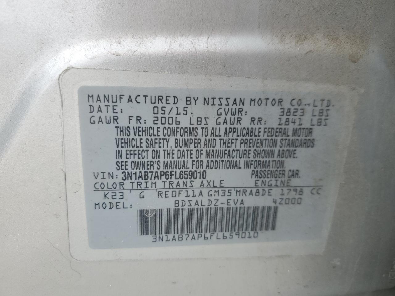 2015 Nissan Sentra - Image 12