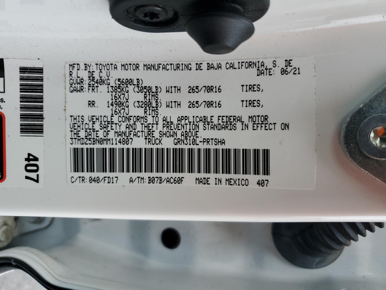 2021 Toyota Tacoma - Image 12