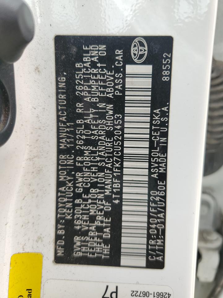 2012 Toyota Camry - Image 12