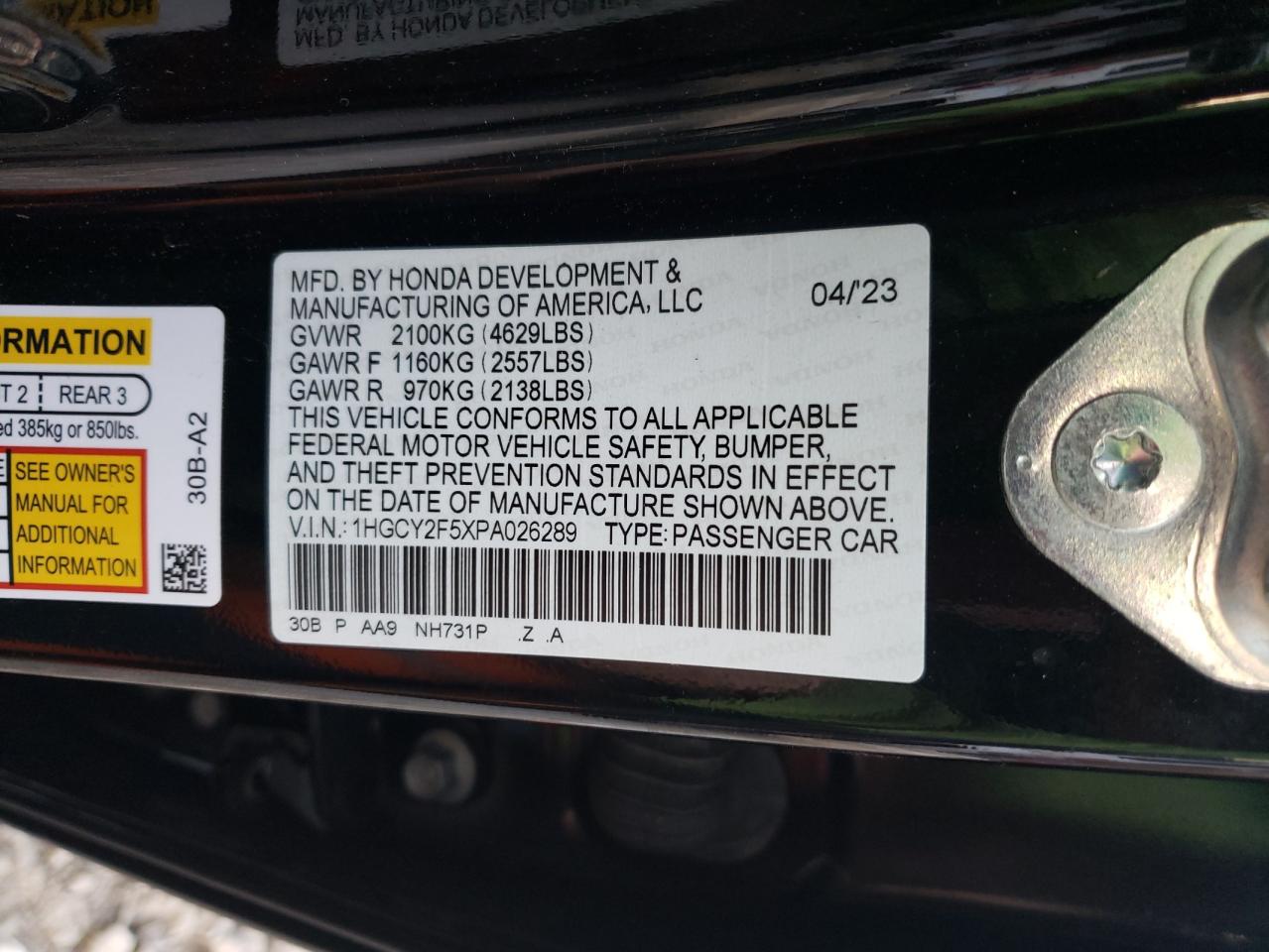 2023 Honda Accord - Image 12
