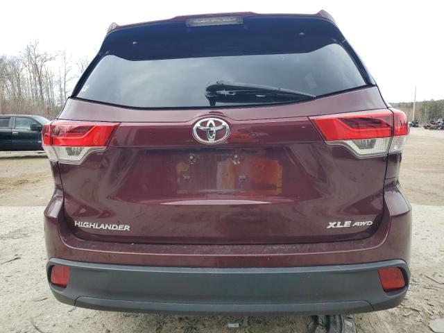  TOYOTA HIGHLANDER 2019 Burgundy