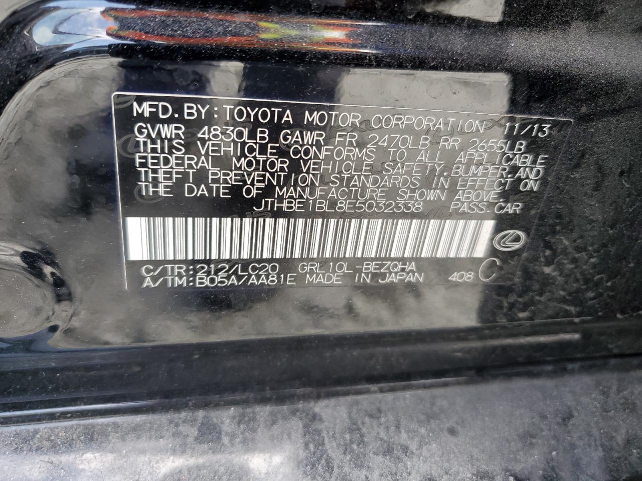 2014 Lexus GS - Image 12