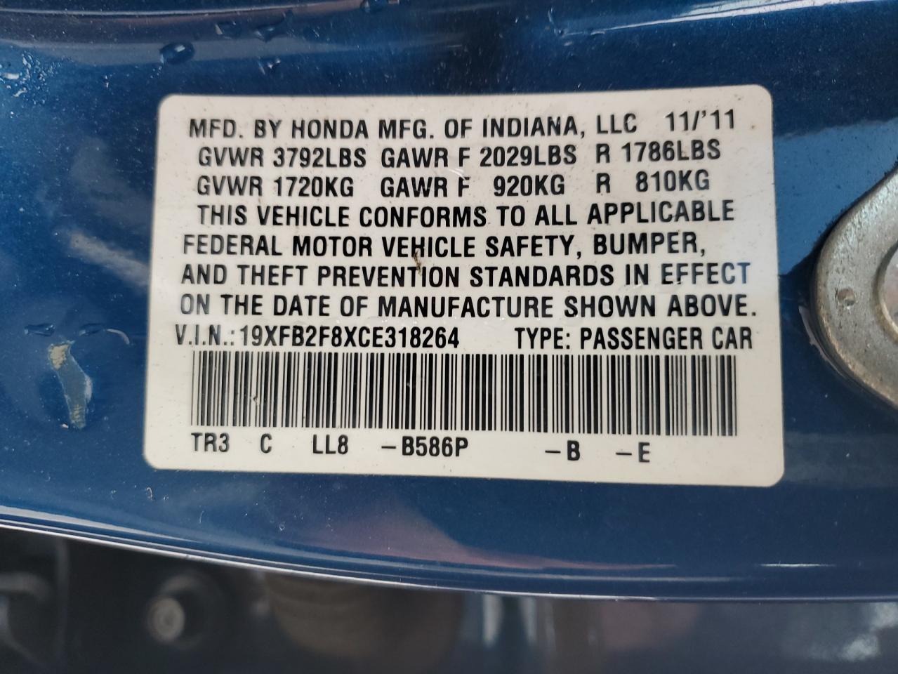 2012 Honda Civic - Image 13