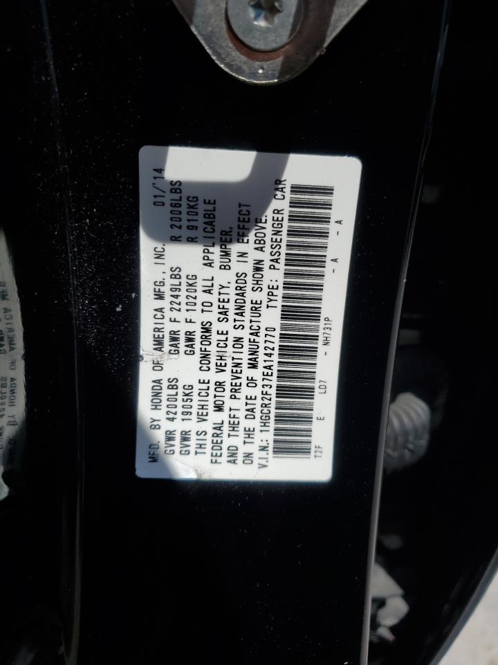 2014 Honda Accord Lx VIN: 1HGCR2F37EA142770 Lot: 50444625