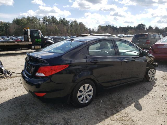 Sedans HYUNDAI ACCENT 2016 Czarny