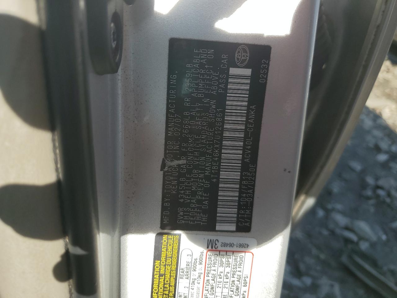 2007 Toyota Camry - Image 12