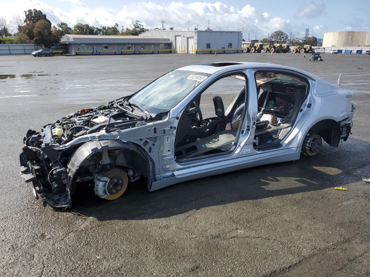 2019 Infiniti Q50 Luxe იყიდება Martinez-ში, CA - Vandalism