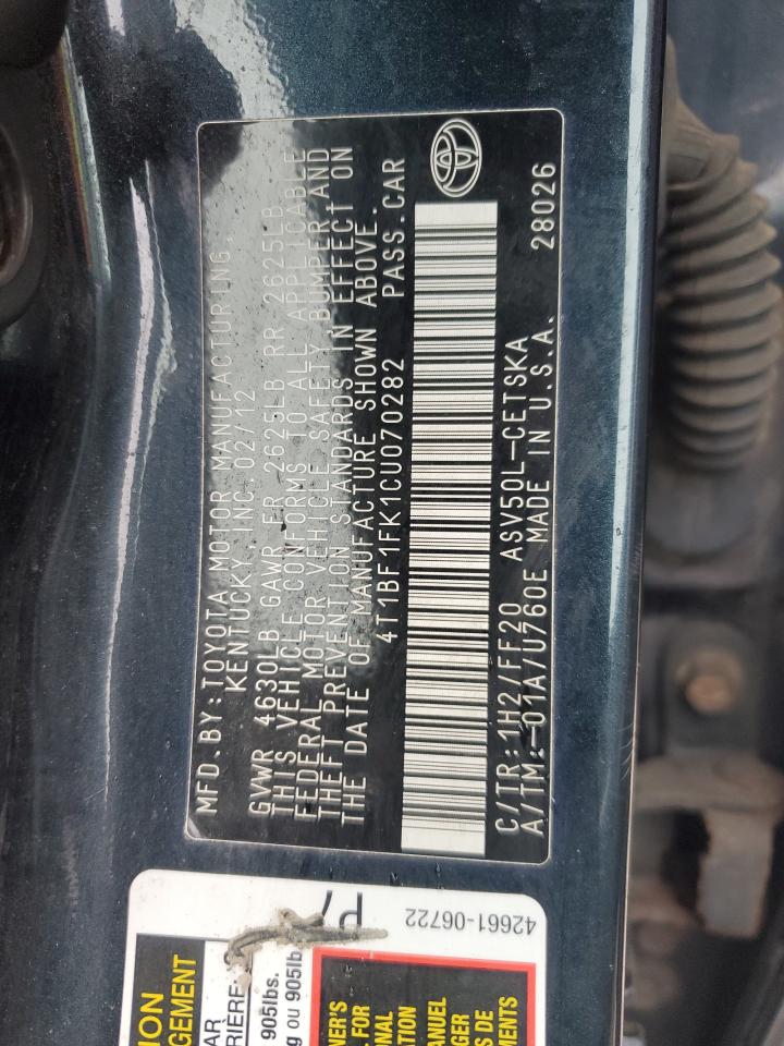 2012 Toyota Camry - Image 12