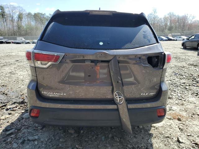  TOYOTA HIGHLANDER 2016 Gray