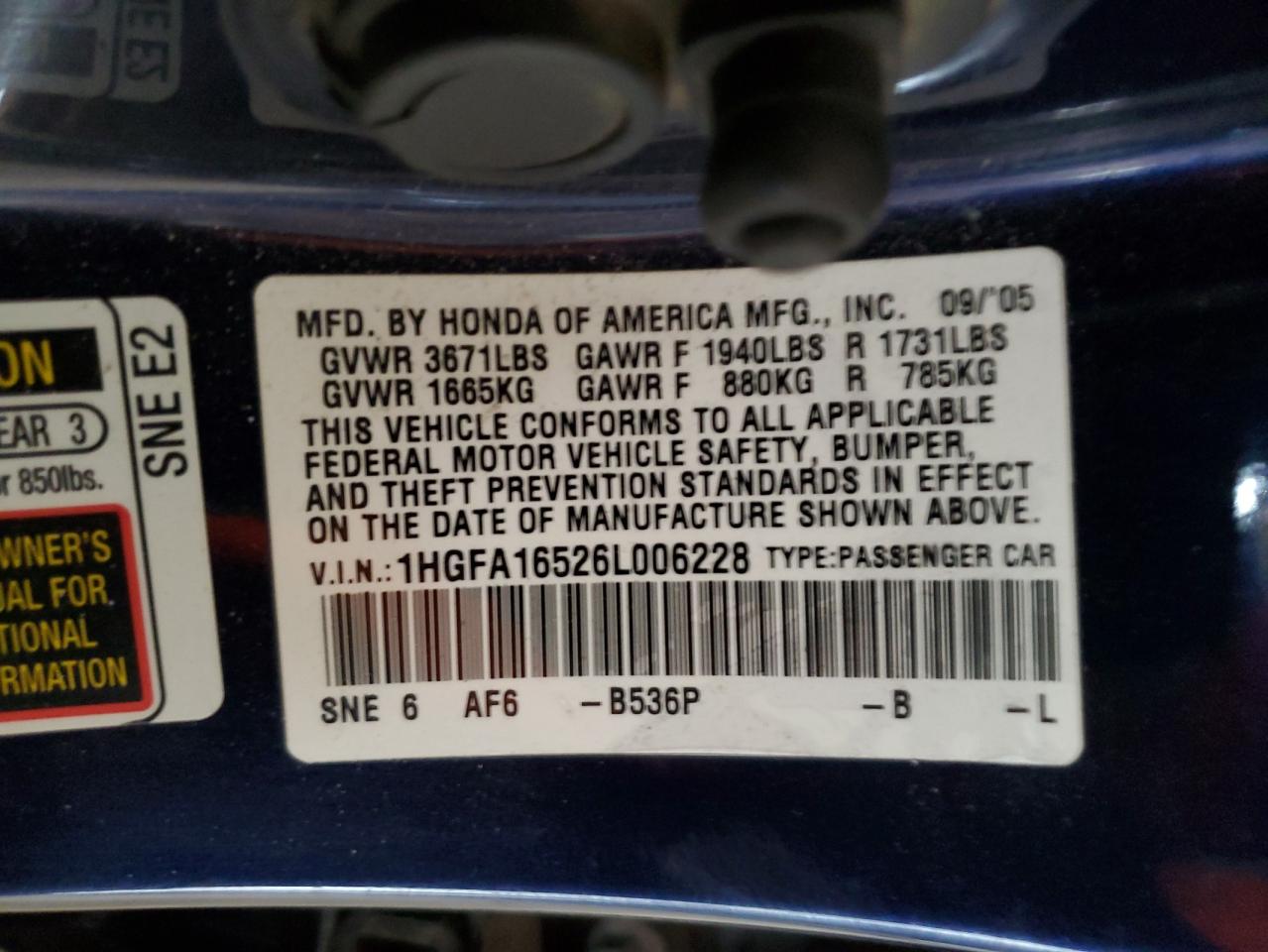 2006 Honda Civic - Image 12