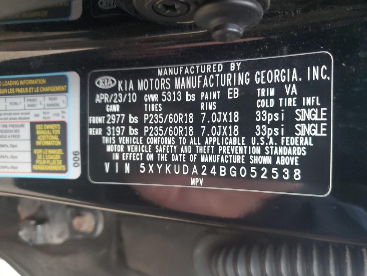 2011 Kia Sorento - Image 13