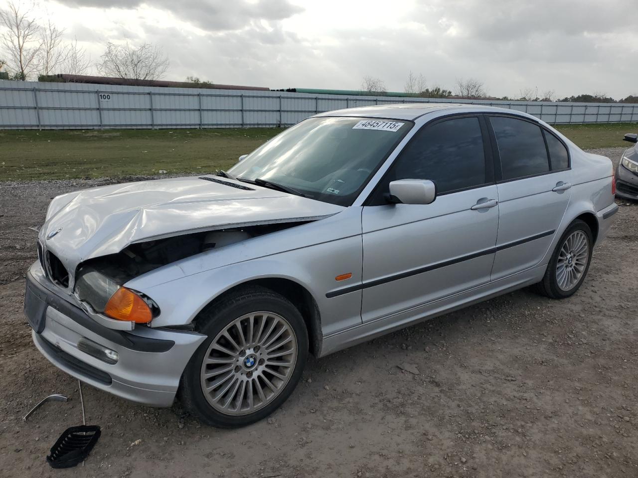 2001 BMW 3 SERIES SILVER VIN: WBAAV33451EE26745