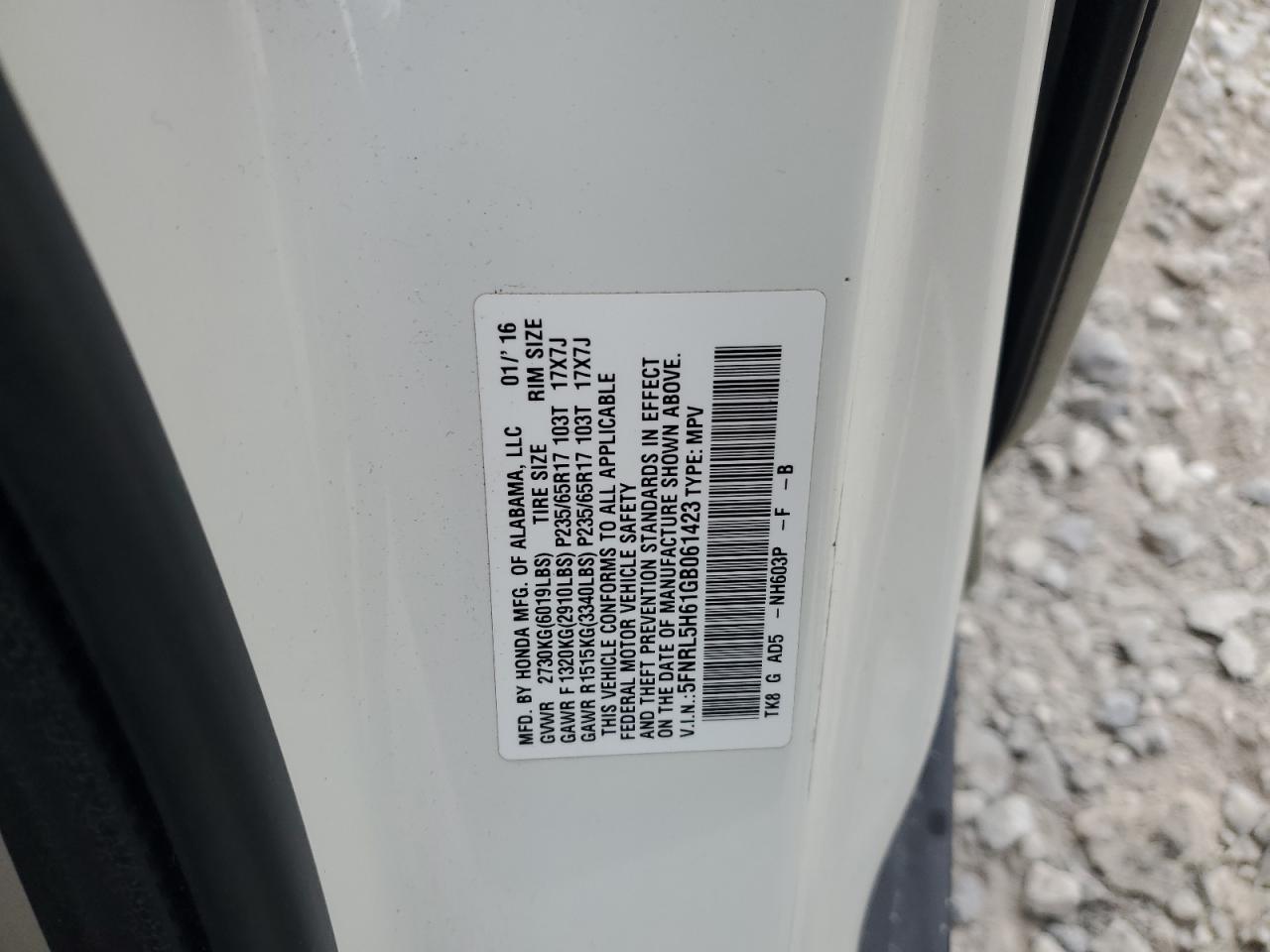 2016 Honda Odyssey - Image 13