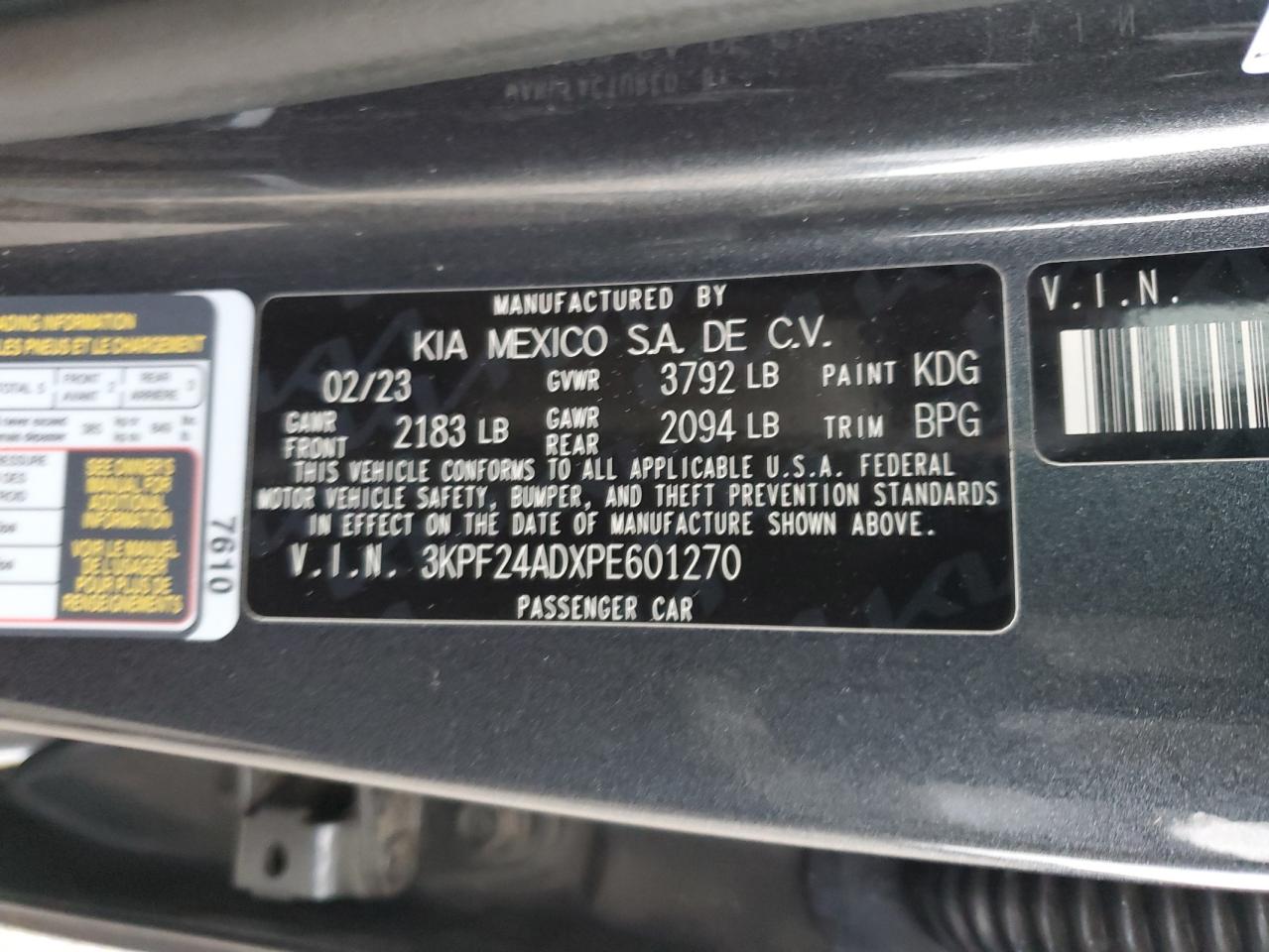 2023 Kia Forte - Image 12