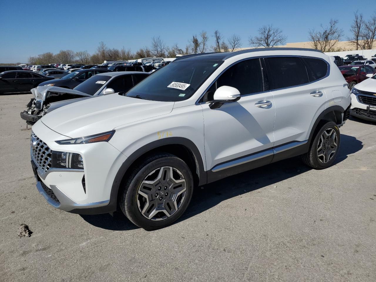 2021 Hyundai Santa Fe Limited продається в Bridgeton, MO - Rear End