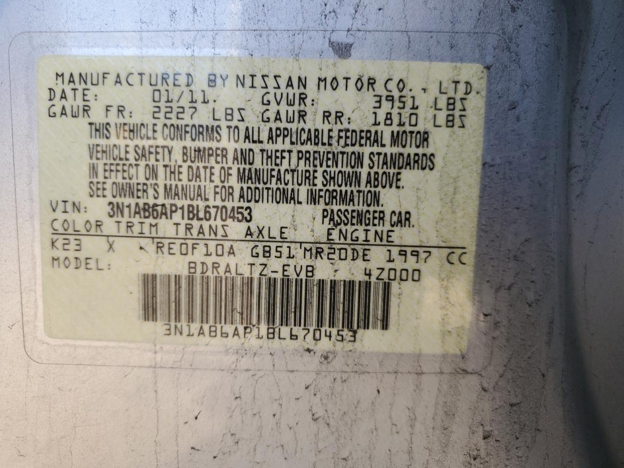 2011 Nissan Sentra - Image 12