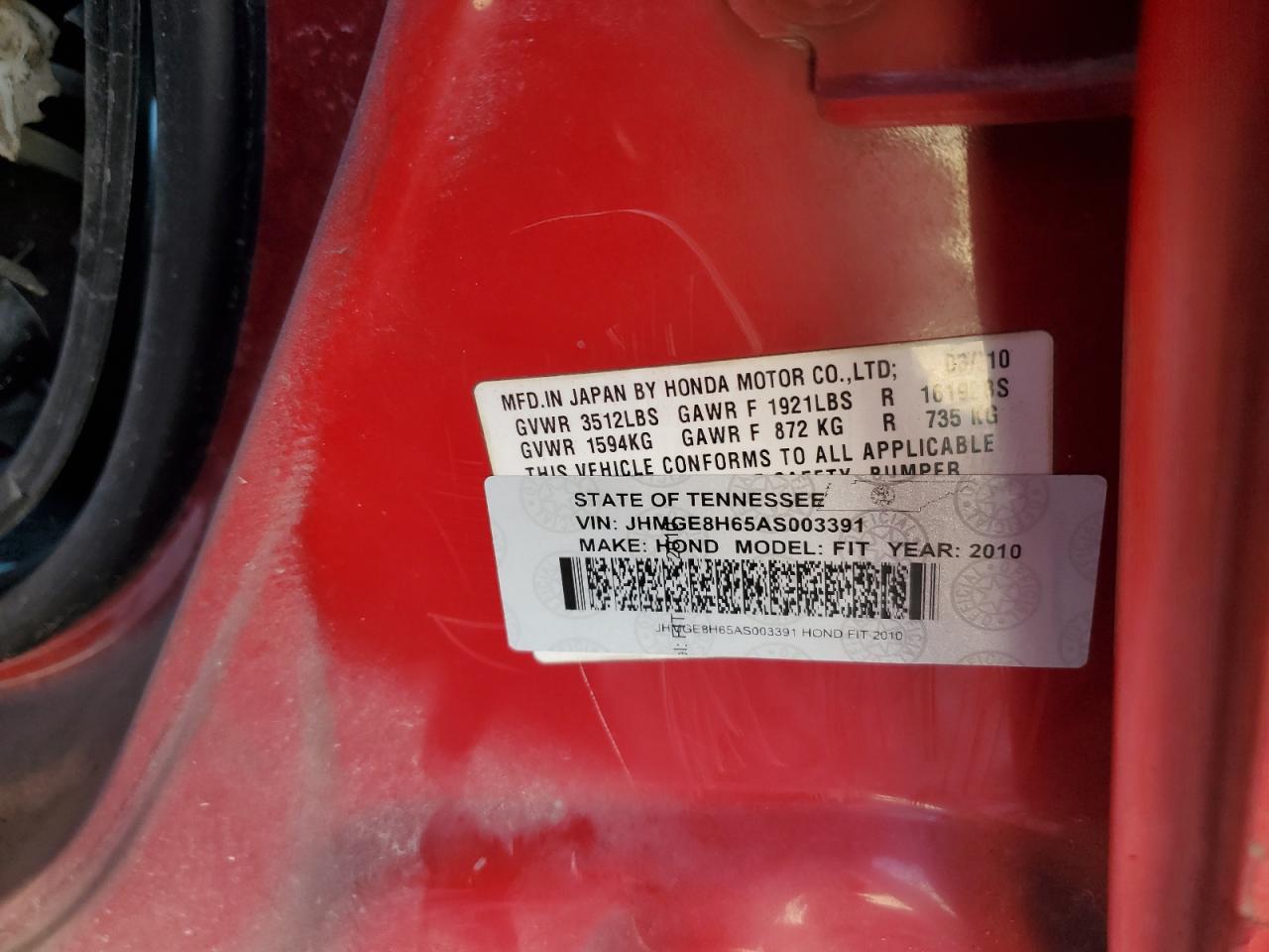 2010 Honda Fit - Image 12