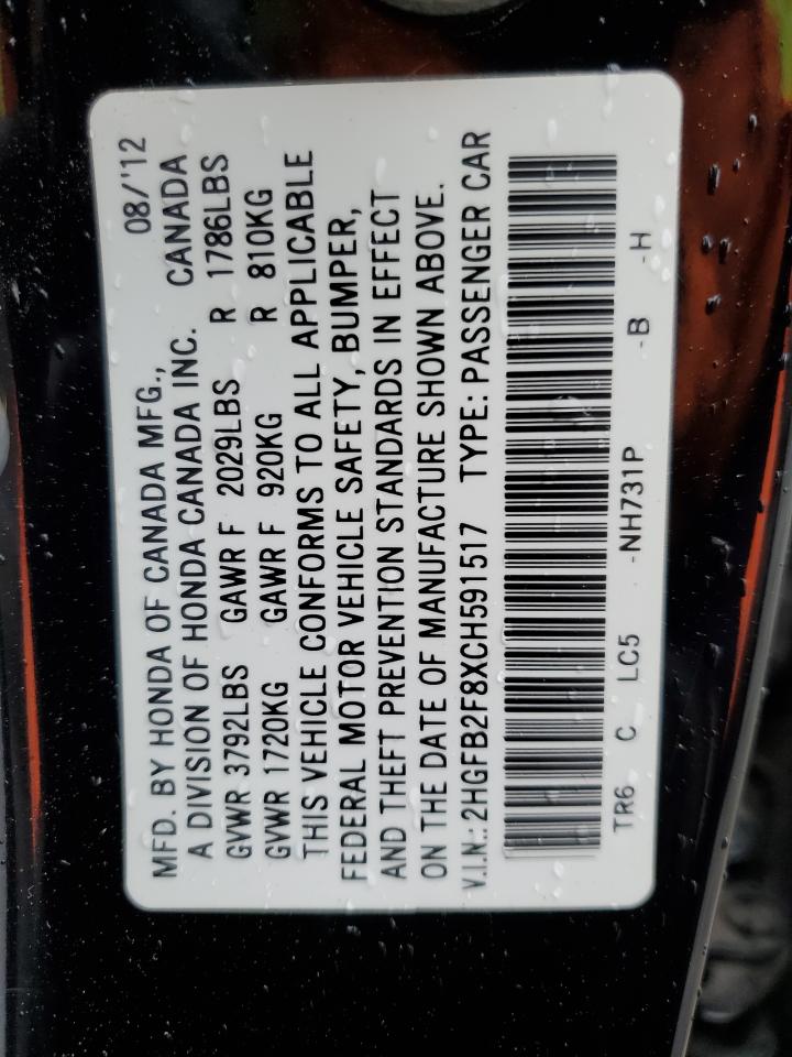 2012 Honda Civic - Image 12