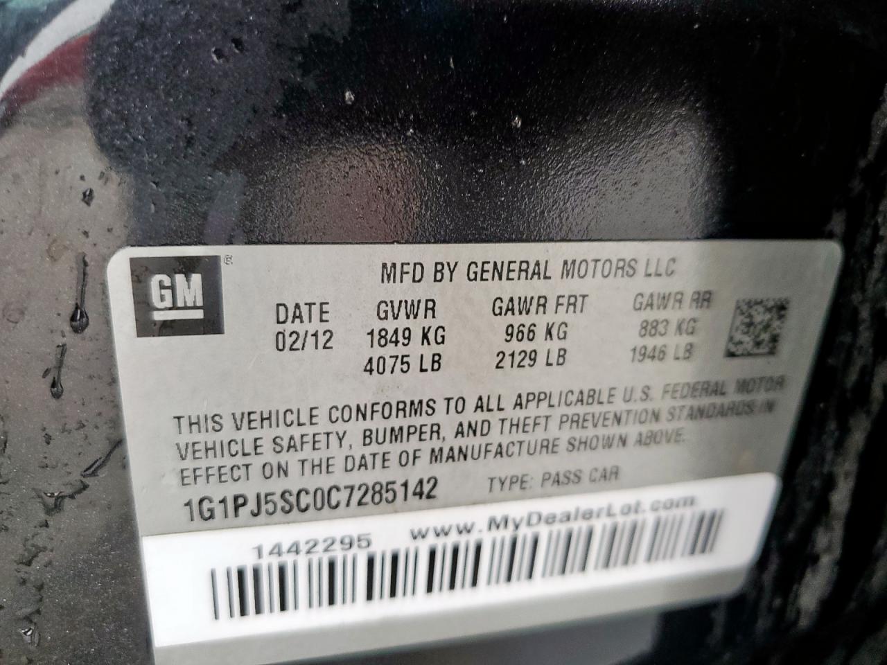 2012 Chevrolet Cruze - Image 12