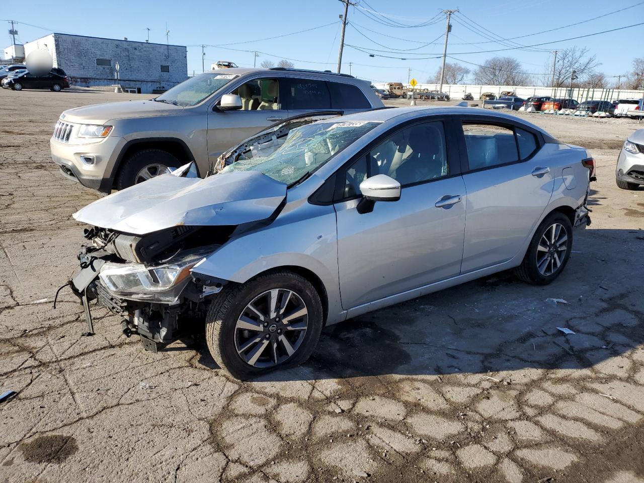 2021 Nissan Versa Sv იყიდება Chicago Heights-ში, IL - All Over