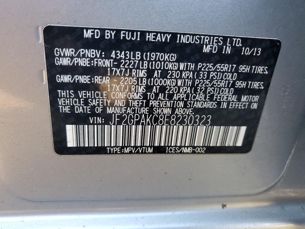 2014 Subaru XV - Image 14