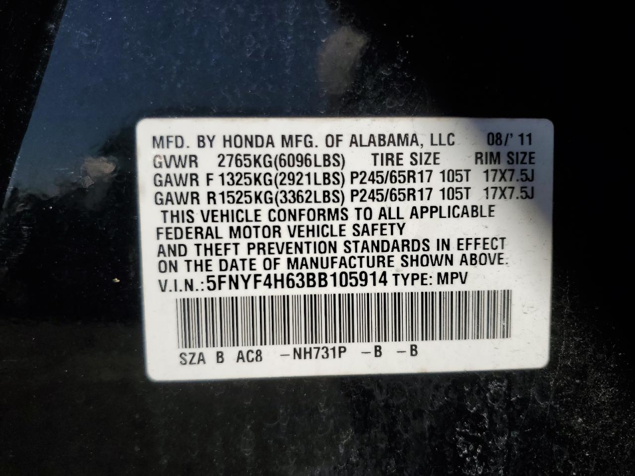 2011 Honda Pilot - Image 13