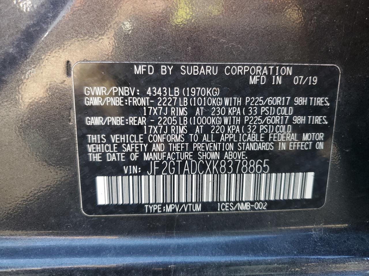 2019 Subaru XV - Image 14