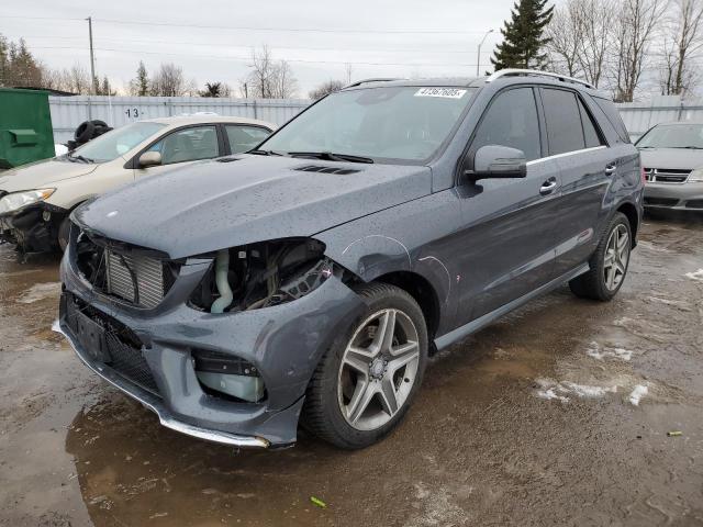 2016 MERCEDES-BENZ GLE 350D 4MATIC for sale at Copart ON - TORONTO