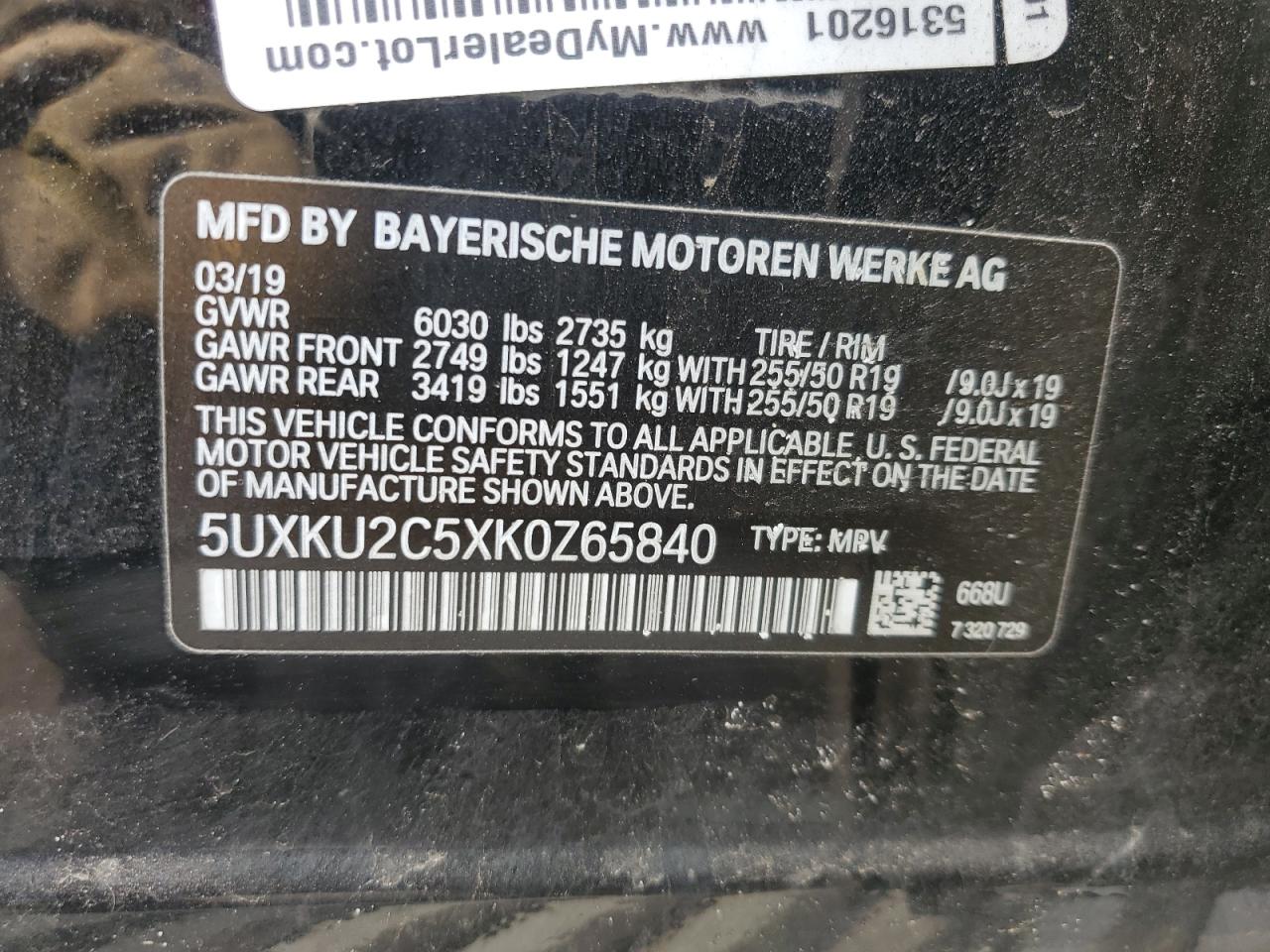 2019 BMW X6 - Image 13
