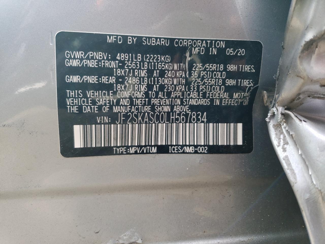2020 Subaru Forester - Image 13
