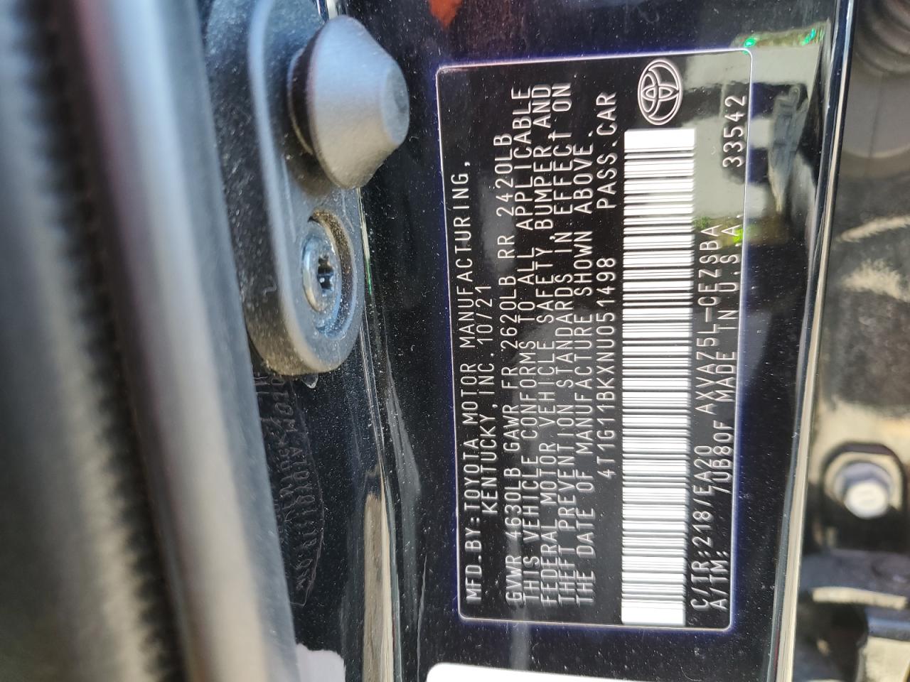 2022 Toyota Camry - Image 12