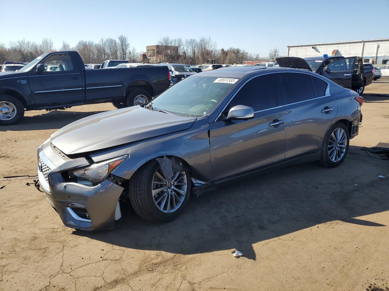 2022 Infiniti Q50 Luxe zu verkaufen in New Britain, CT - Front End