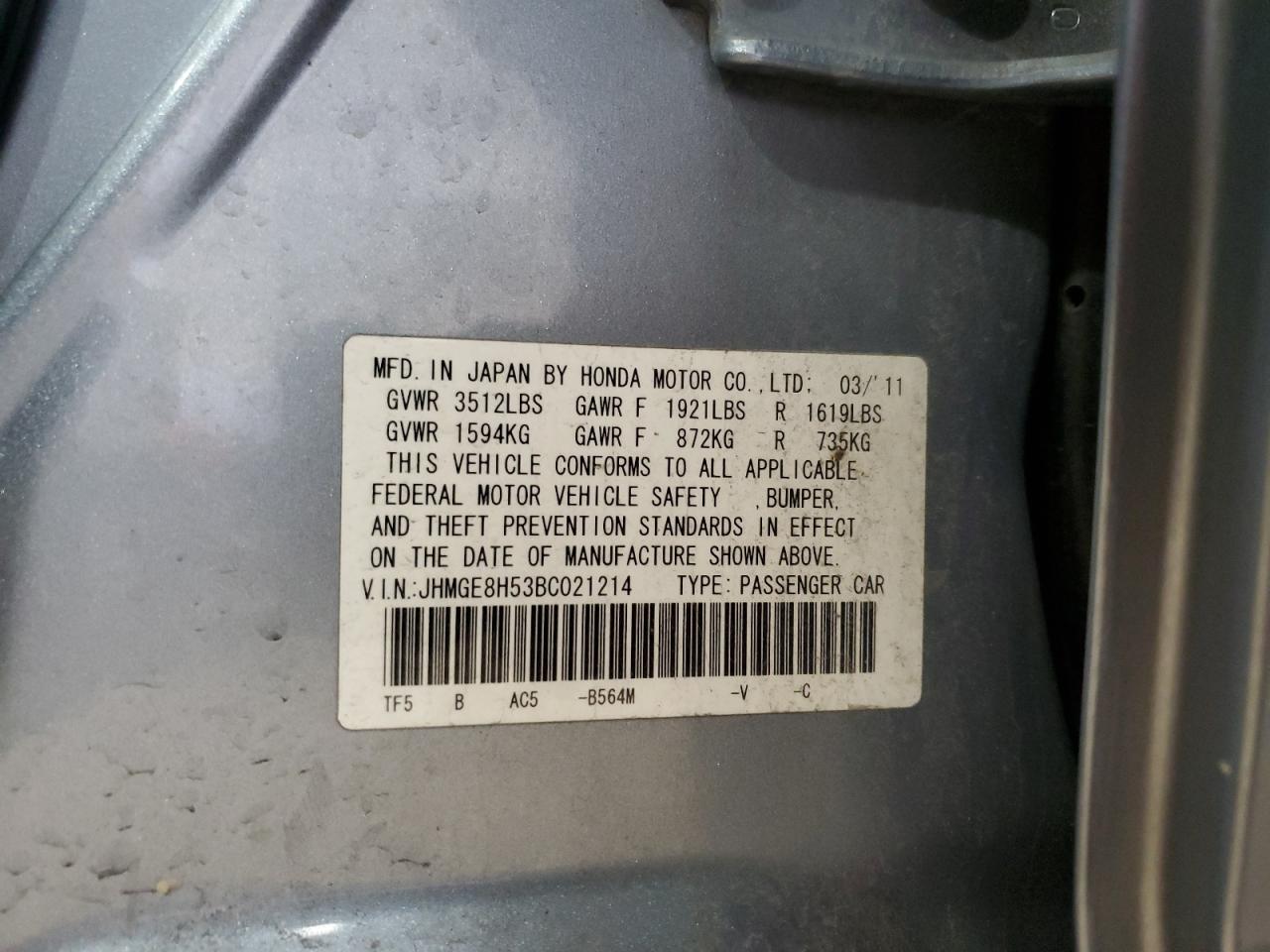 2011 Honda Fit - Image 13