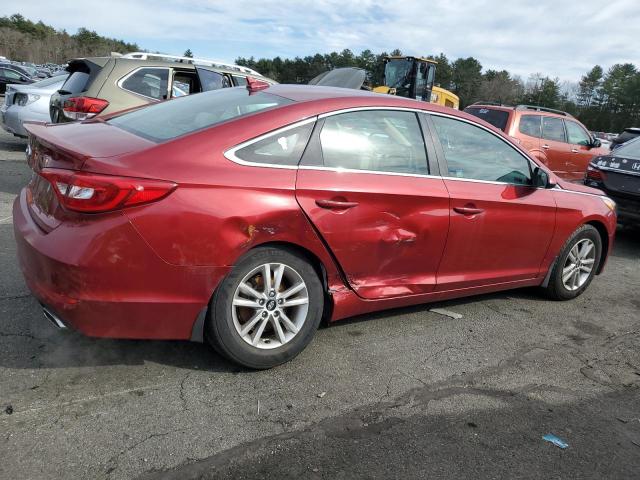 Sedans HYUNDAI SONATA 2015 Czerwony