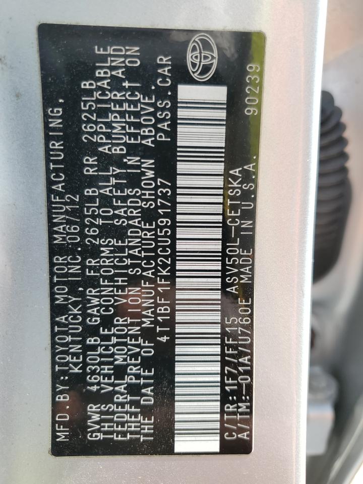 2012 Toyota Camry - Image 12