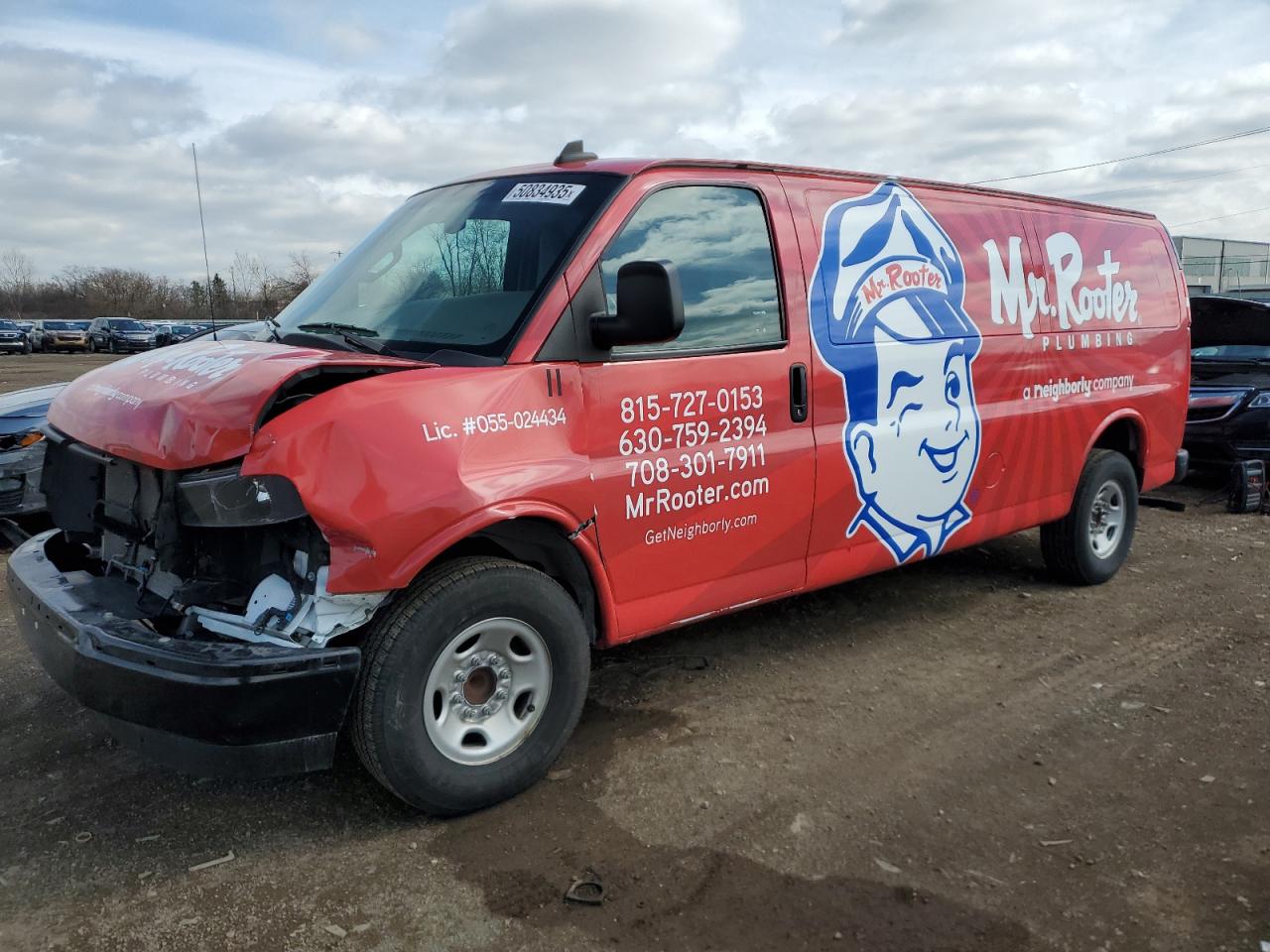 2019 Chevrolet Express G3500 zu verkaufen in Chicago Heights, IL - Front End