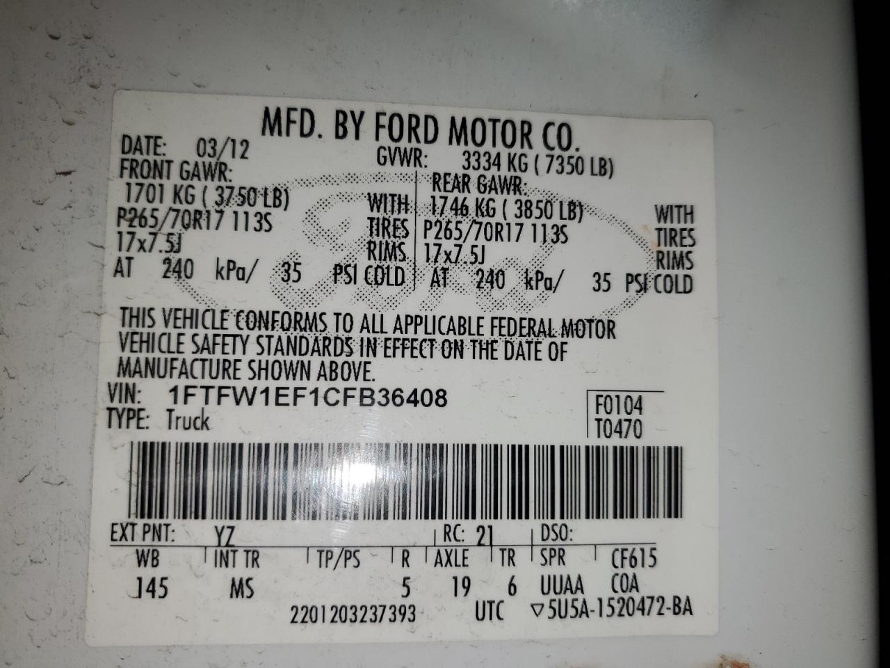 2012 Ford F-150 - Image 12