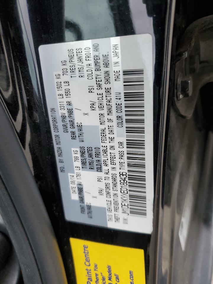 2014 Mazda Mazda2 Sport VIN: JM1DE1KYXE0189436 Lot: 51104205